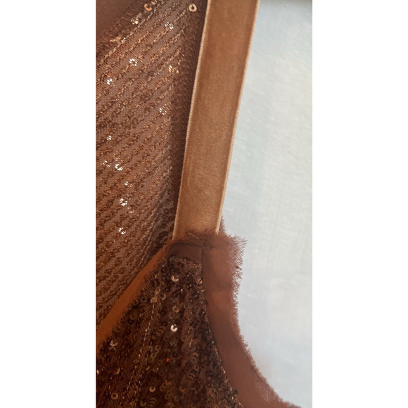 Intimately Free People Velvet Sequin Bodysuit Tank Size S Festival Party Event - Picture 10 of 16